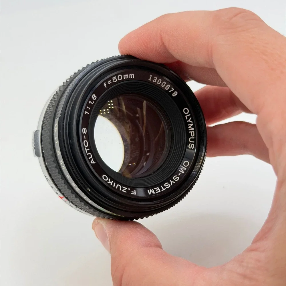 Olympus OM-System F.Zuiko Auto-S 50mm f/1.8 Lens - Heavy Fungus - AS IS Repair